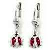 ~ Kinderschmuck ~ Ohrringe ~ K�fer ~ Silber