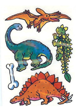 Kindertattoos Set Dinosaurier II