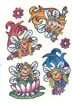 Kindertattoos Set Elfen