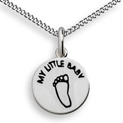Little Baby Anhnger mit Kette Silber
