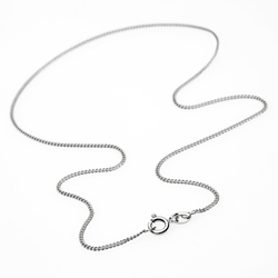 Schmuck 925er Silber Halskette Panzerkette 38 cm