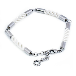 Charm Bettelarmband wei