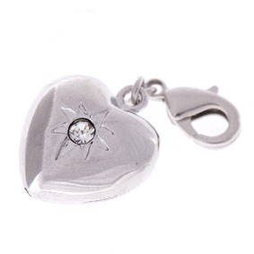 Charm Kinderschmuck Herz mit Stein