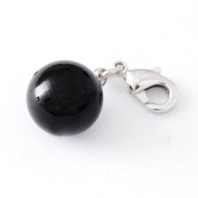 Charm Kinderschmuck Kugel schwarz