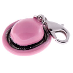 Charm Kinderschmuck Hut rosa