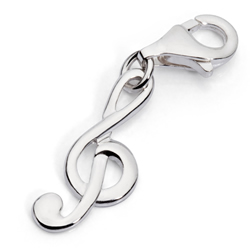 Charm Kinderschmuck Notenschlssel 925er Silber