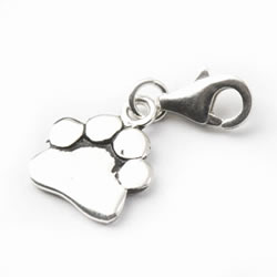 Charm Kinderschmuck Tatze 925er Silber