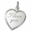 925er Silber Anh�nger Herz -I Love you - mit Kette