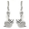 Kinderschmuck Ohrringe Schnecke Silber