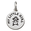 Kinderschmuck Little Girl mit Kette Silber