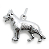 Kinderschmuck Halskette Sch�ferhund mit Kette Silber