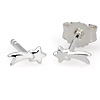 Kinder Ohrstecker Sternschnuppe Silber