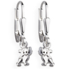 Kinderschmuck Ohrringe s��e K�tzchen Silber