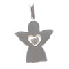 Schutzengelanh�nger Engel mit Zirkonia und Kette Silber