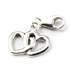Charm Kinderschmuck Doppelherz 925er Silber