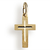 kleines Kreuz 333er Gold mit Kette