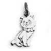 Kinderschmuck Halskette Katze mit Kette Silber
