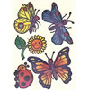 Kindertattoos Set Schmetterlinge