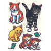 Kindertattoos Set Katzen