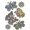 Kindertattoos Set Schmetterlinge mit Glitter