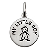 Kinderschmuck Little Boy mit Kette Silber