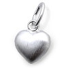 Kinderschmuck Halskette Herzchen mit Kette Silber