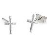 Kinderschmuck Ohrstecker Kreuzchen Silber