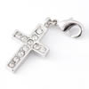 Charm Kinderschmuck Kreuz wei 925er Silber