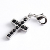 Charm Kinderschmuck Kreuz schwarz