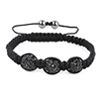 Shamballa Armband Hmatit Kristall schwarz